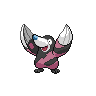 A gif of shiny Drilbur's front-facing battle sprite from Black & White